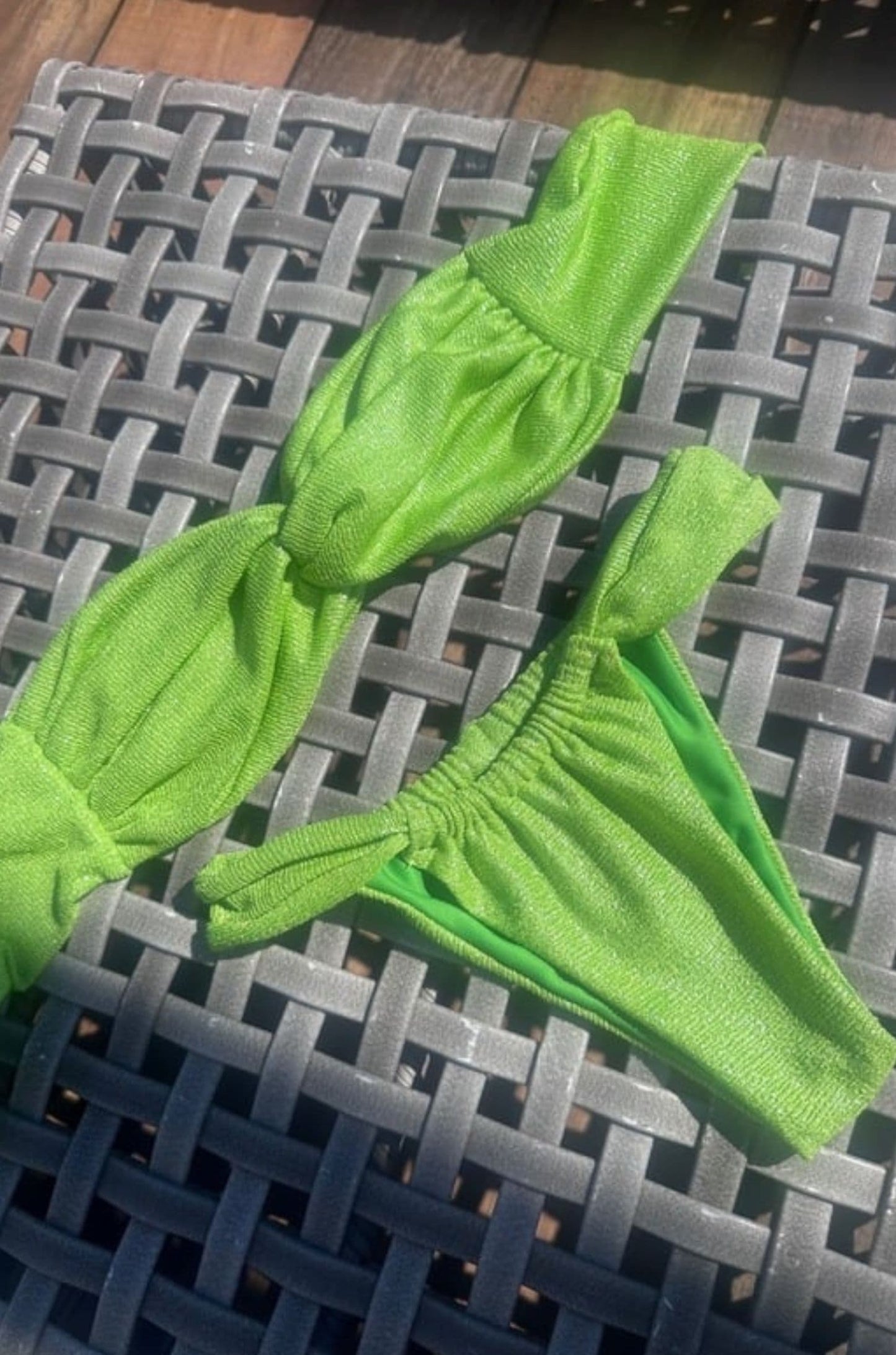 Producto Bikini Tiffany, color verde, sin modelo