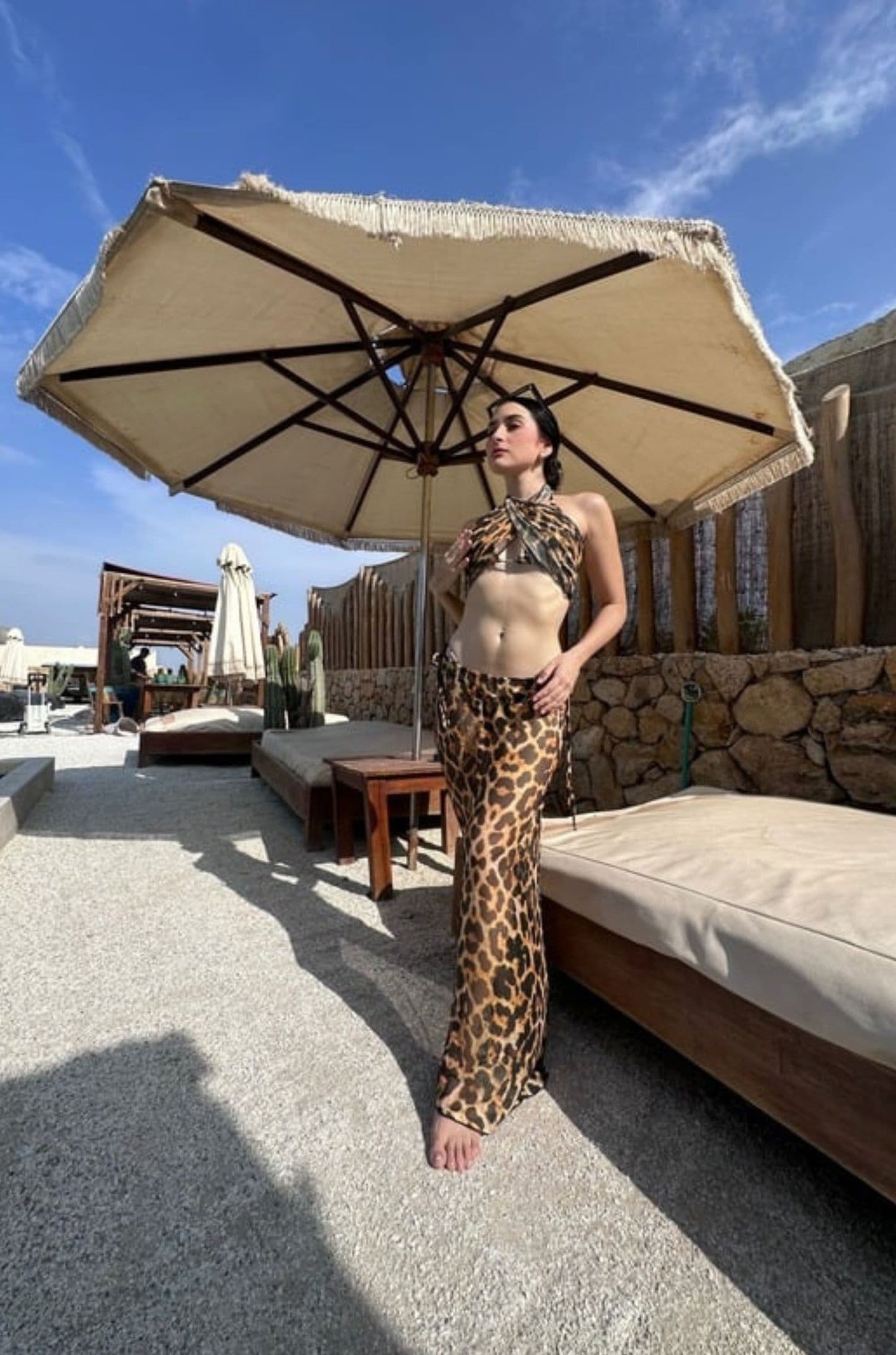 Producto Leopard set con modelo