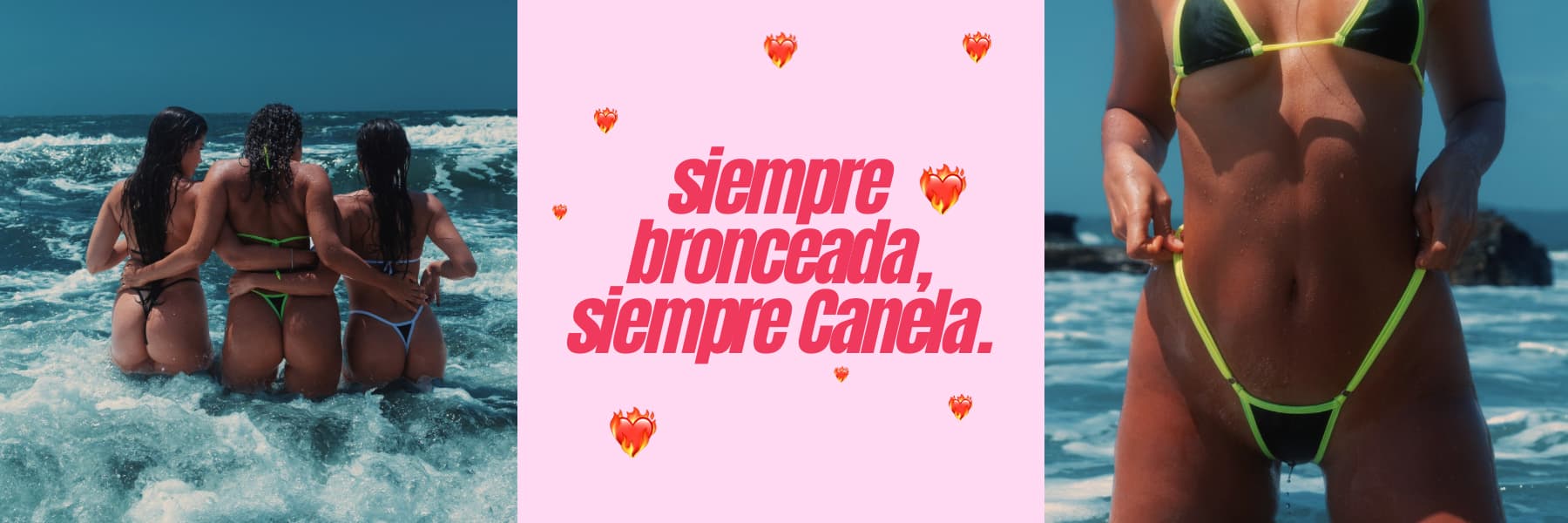 banner Siempre bronceada siempre Canela