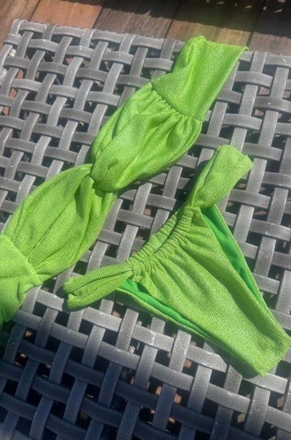 Producto Bikini Tiffany, color verde, sin modelo